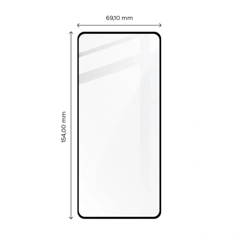 Szkło hartowane Bizon Glass Edge do Samsung Galaxy A51 czarne