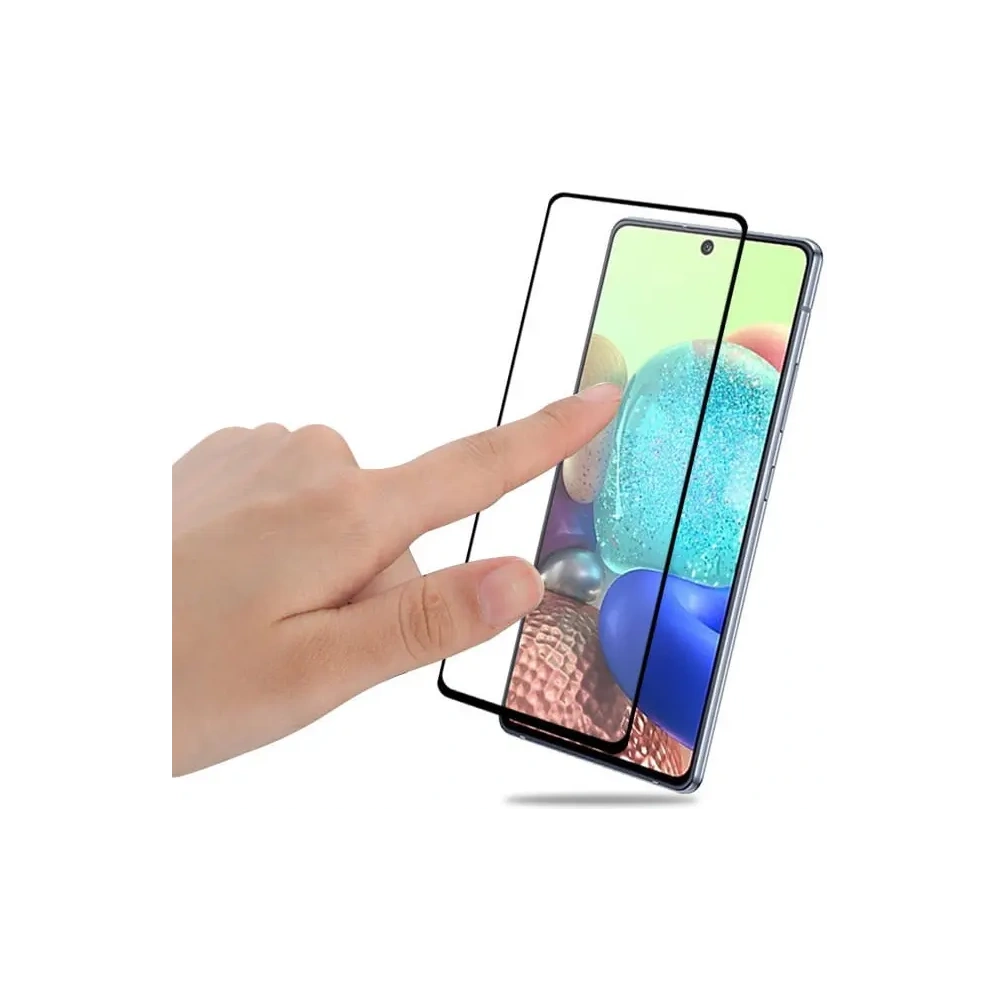 Hurtownia GSM - Tvrdé sklo Bizon Glass Edge pro Samsung Galaxy A51 černé - BIZ1088 - {ean13} - Hurt