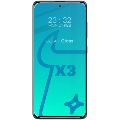 3x szkło hartowane Bizon Glass Clear + szkło na obiektyw Samsung Galaxy A51