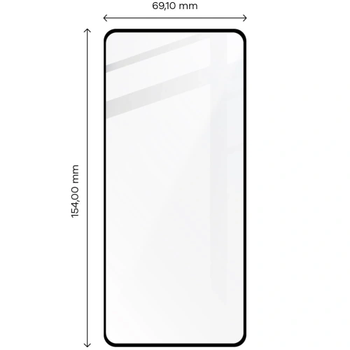 2x szkło hartowane Bizon Glass Edge + ochrona na obiektyw Samsung Galaxy A51 czarne