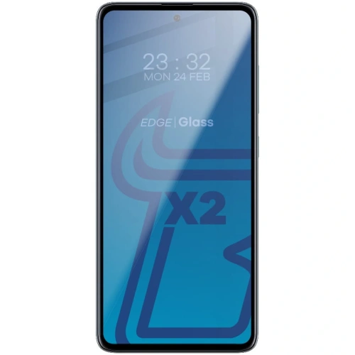 2x szkło hartowane Bizon Glass Edge + ochrona na obiektyw Samsung Galaxy A51 czarne