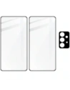 Hurtownia GSM - Bizon Glass Edge edzett üveg - [2 PACK] + lencse védelem Samsung Galaxy A52s 5G A52 4G/5G fekete - BIZ1096 - {ean13} - Hurt