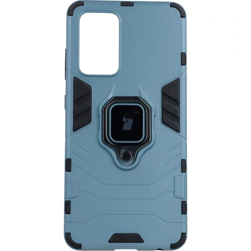 Etui Bizon Case Armor Ring do Samsung Galaxy A52 4G / 5G niebieskie