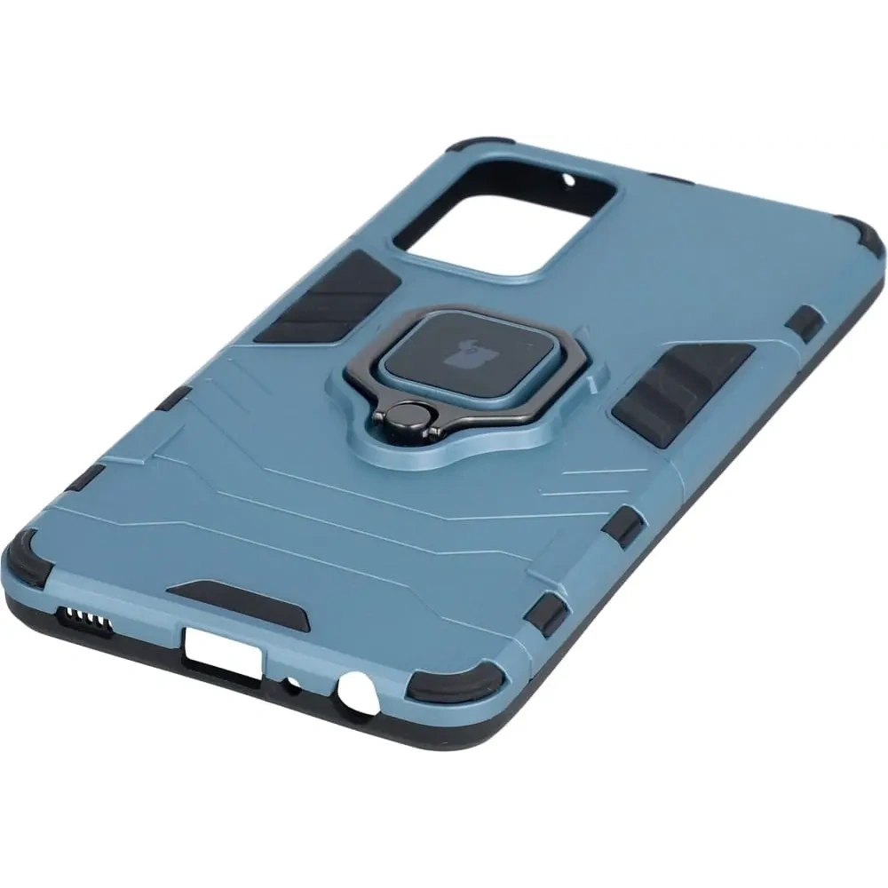 Hurtownia GSM - Etui Bizon Case Armor Ring do Samsung Galaxy A52 4G / 5G niebieskie - BIZ7468 - {ean13} - Hurt