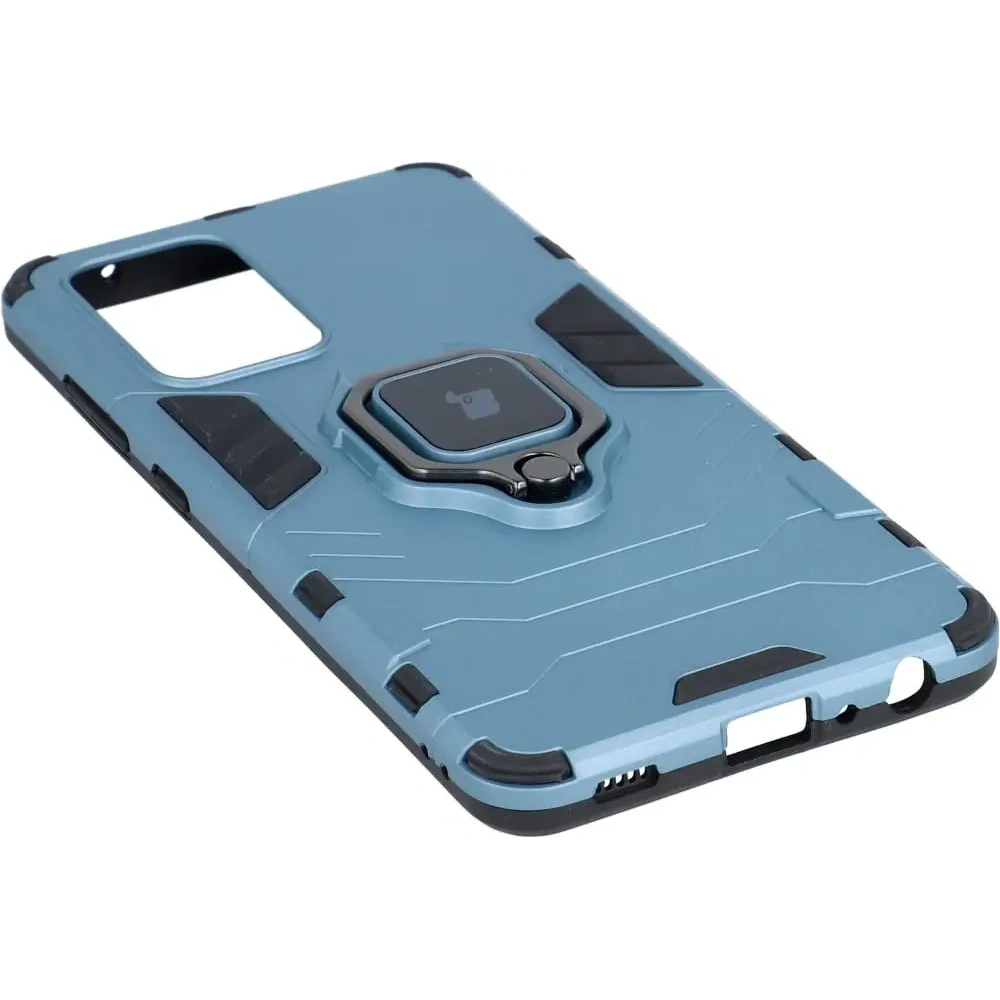 Hurtownia GSM - Etui Bizon Case Armor Ring do Samsung Galaxy A52 4G / 5G niebieskie - BIZ7468 - {ean13} - Hurt