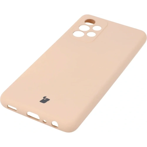 Etui Bizon Case Silicone do Samsung Galaxy A52s 5G A52 5G A52 4G jasnoróżowe