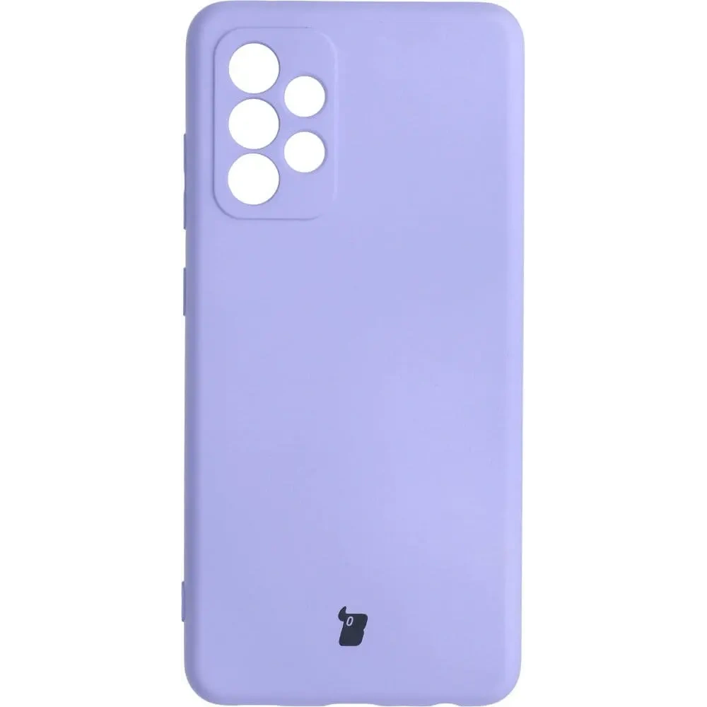 Hurtownia GSM - Etui Bizon Case Silicone do Samsung Galaxy A52s 5G A52 5G A52 4G jasnofioletowe - BIZ7471 - {ean13} - Hurt