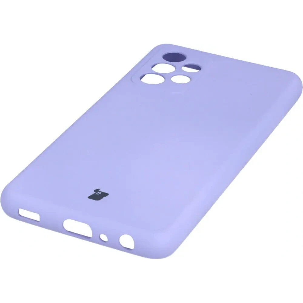 Hurtownia GSM - Etui Bizon Case Silicone do Samsung Galaxy A52s 5G A52 5G A52 4G jasnofioletowe - BIZ7471 - {ean13} - Hurt