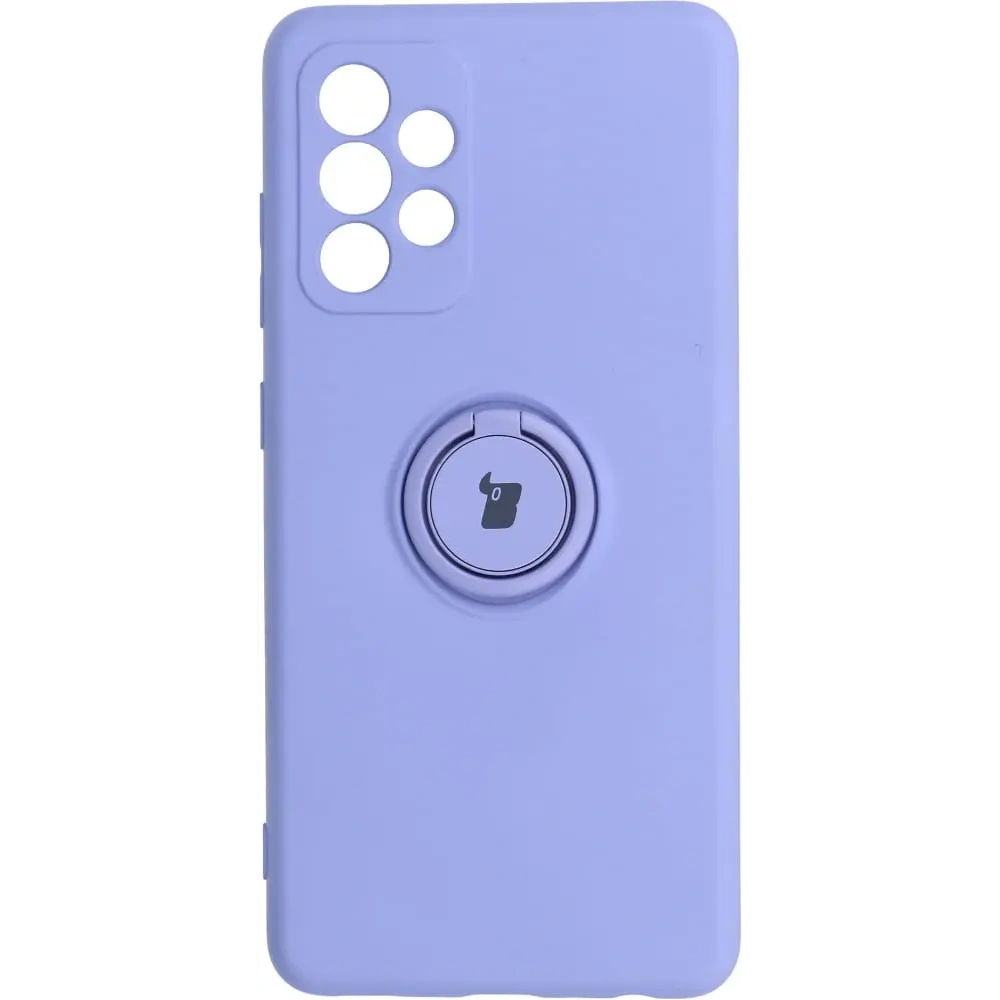 Hurtownia GSM - Etui Bizon Case Silicone Ring do Galaxy A52s, A52 5G/4G, fioletowe - BIZ7472 - {ean13} - Hurt
