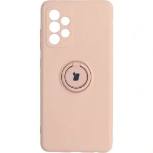 Hurtownia GSM - Etui Bizon Case Silicone Ring do Galaxy A52s, A52 5G/4G, jasnoróżowe - BIZ7473 - {ean13} - Hurt