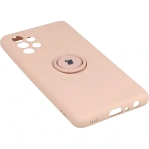 Hurtownia GSM - Etui Bizon Case Silicone Ring do Galaxy A52s, A52 5G/4G, jasnoróżowe - BIZ7473 - {ean13} - Hurt