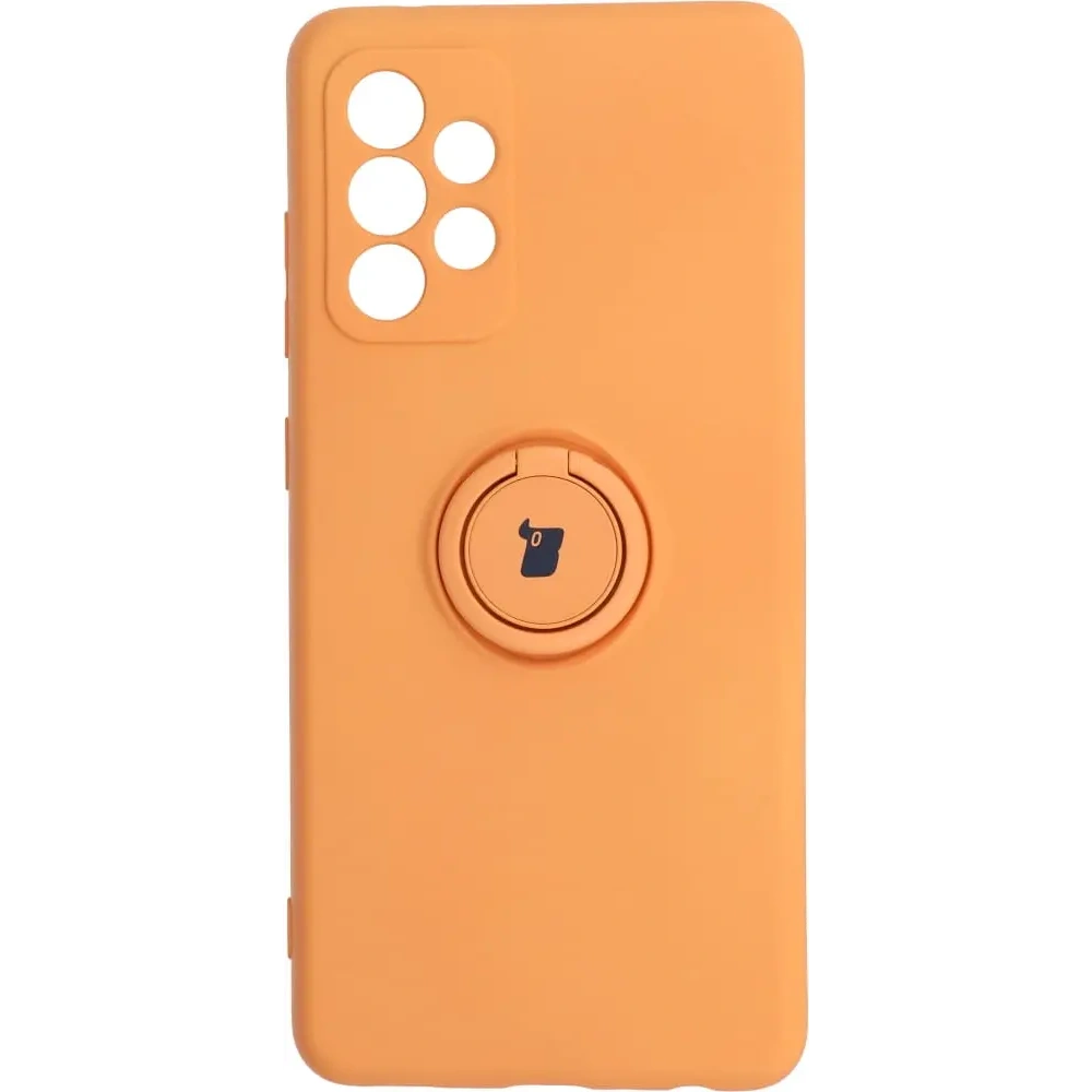 Hurtownia GSM - Etui Bizon Case Silicone Ring do Galaxy A52s, A52 5G/4G, pomarańczowe - BIZ7475 - {ean13} - Hurt