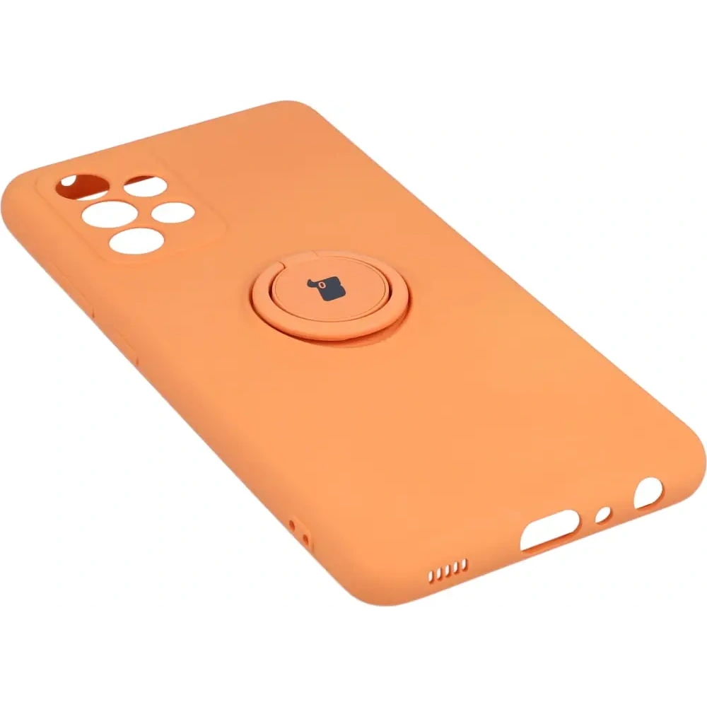 Hurtownia GSM - Etui Bizon Case Silicone Ring do Galaxy A52s, A52 5G/4G, pomarańczowe - BIZ7475 - {ean13} - Hurt