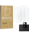 Bizon üveg Tiszta edzett üveg - 3 db. + lencse üveg Samsung Galaxy A52s 5G A52 4G/5G