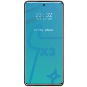 Hurtownia GSM - Bizon Glas Klar gehärtetes Glas - 3 Stück + Linsenglas Samsung Galaxy A52s 5G A52 4G/5G - BIZ1108 - {ean13} - Hurt