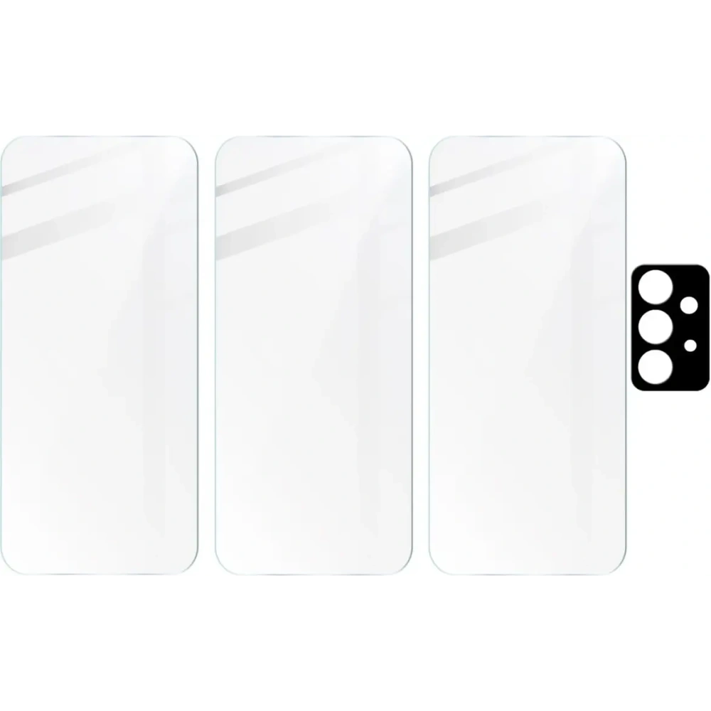 Hurtownia GSM - Bizon üveg Tiszta edzett üveg - 3 db. + lencse üveg Samsung Galaxy A52s 5G A52 4G/5G - BIZ1108 - {ean13} - Hurt