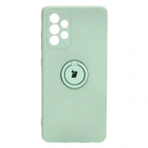 Hurtownia GSM - Etui Bizon Case Silicone Ring do Galaxy A52s, A52 5G/4G, turkusowe - BIZ7477 - {ean13} - Hurt