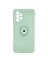 Hurtownia GSM - Etui Bizon Case Silicone Ring do Galaxy A52s, A52 5G/4G, turkusowe - BIZ7477 - {ean13} - Hurt