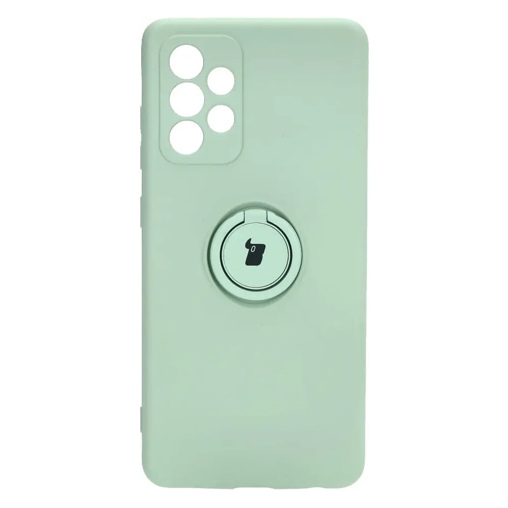 Hurtownia GSM - Etui Bizon Case Silicone Ring do Galaxy A52s, A52 5G/4G, turkusowe - BIZ7477 - {ean13} - Hurt