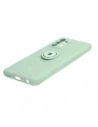 Hurtownia GSM - Etui Bizon Case Silicone Ring do Galaxy A52s, A52 5G/4G, turkusowe - BIZ7477 - {ean13} - Hurt