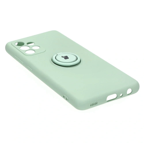 Etui Bizon Case Silicone Ring do Samsung Galaxy A52s / A52 5G/4G turkusowe
