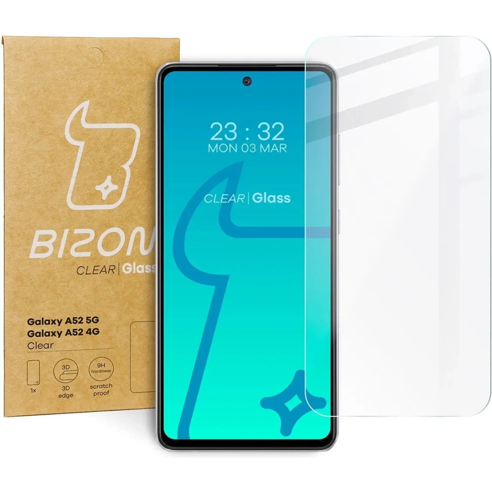 Hurtownia GSM - Bizon Glass Clear Samsung Galaxy A52s / A52 5G / A52 4G - BIZ1112 - {ean13} - Hurt