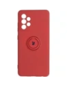Bizon Case Silikonring Samsung Galaxy A52s / A52 5G/4G dunkelrosa