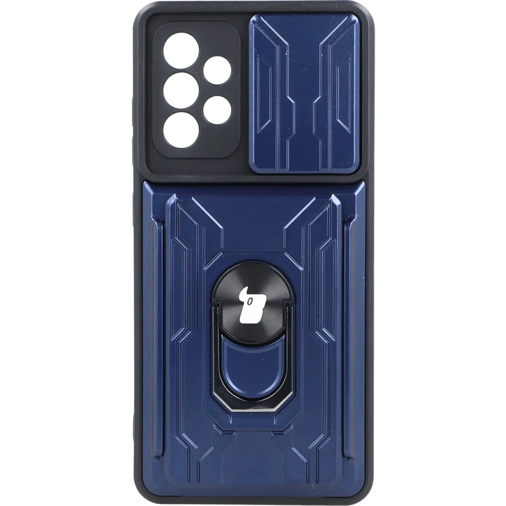 Hurtownia GSM - Bizon Case Camshield Card Slot Ring Samsung Galaxy A52s 5G A52 4G/5G marineblau - BIZ7480 - {ean13} - Hurt