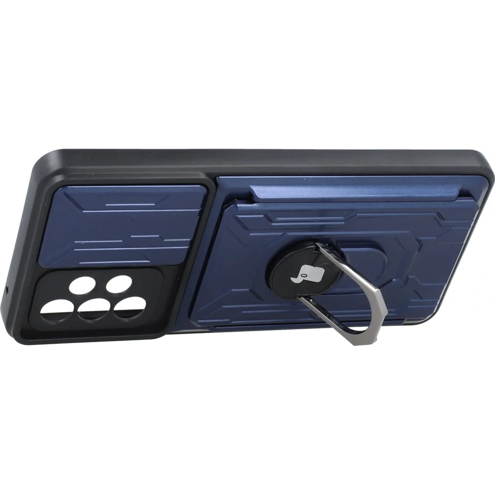 Hurtownia GSM - Bizon Case Camshield Card Slot Ring Samsung Galaxy A52s 5G A52 4G/5G marineblau - BIZ7480 - {ean13} - Hurt