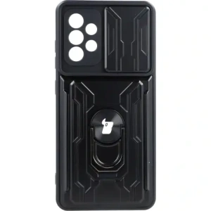 Wholesale Bizon Case Camshield Card Slot Ring Samsung Galaxy A52s 5G A52 4G/5G black - BIZ7481 - {ean13} - Hurt