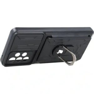 Wholesale Bizon Case Camshield Card Slot Ring Samsung Galaxy A52s 5G A52 4G/5G black - BIZ7481 - {ean13} - Hurt