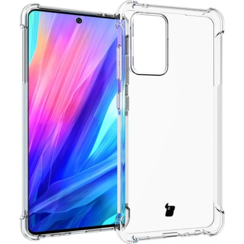 Etui + 2x szkło na ekran + obiektyw Bizon Case Clear Pack do Samsung Galaxy A52s 5G A52 5G/4G przezroczyste