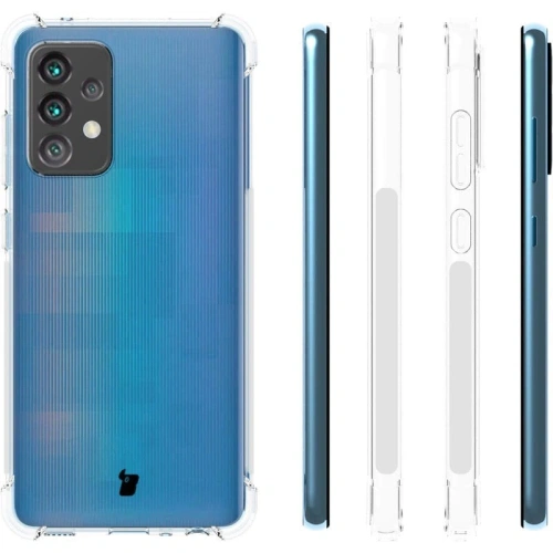 Etui + 2x szkło na ekran + obiektyw Bizon Case Clear Pack do Samsung Galaxy A52s 5G A52 5G/4G przezroczyste