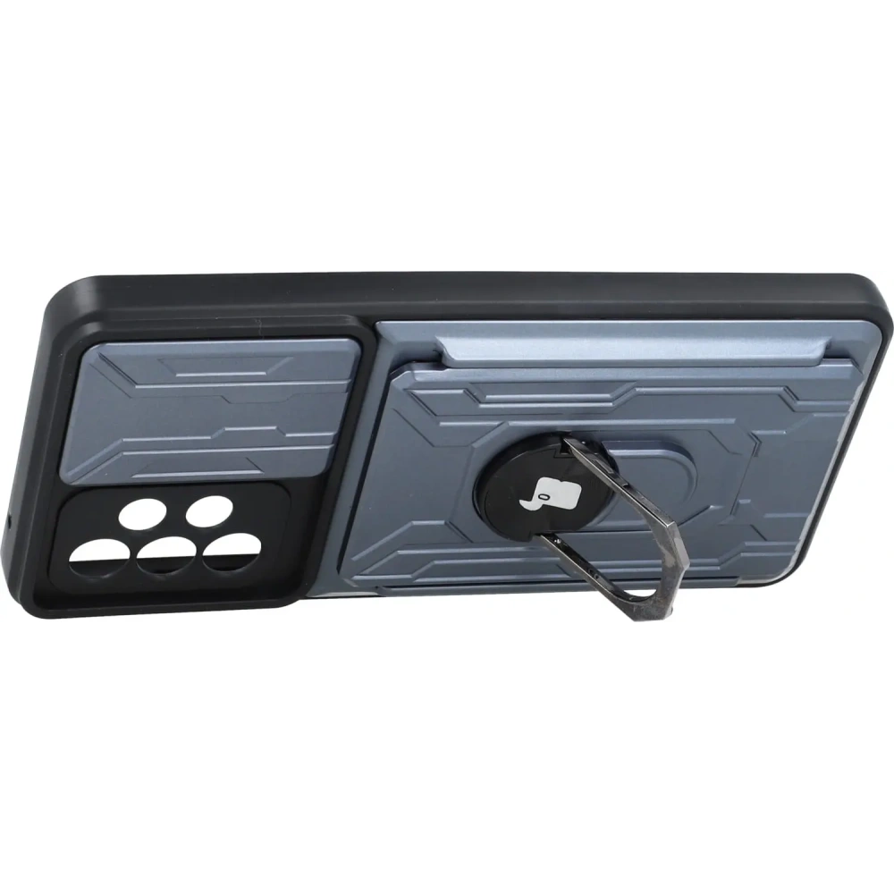 Hurtownia GSM - Bizon Case Camshield Kartensteckplatz Ring Samsung Galaxy A52s 5G A52 4G/5G grau - BIZ7483 - {ean13} - Hurt
