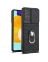 Etui Bizon Case CamShield Ring do Galaxy A52s 5G, A52 4G/5G, czarne