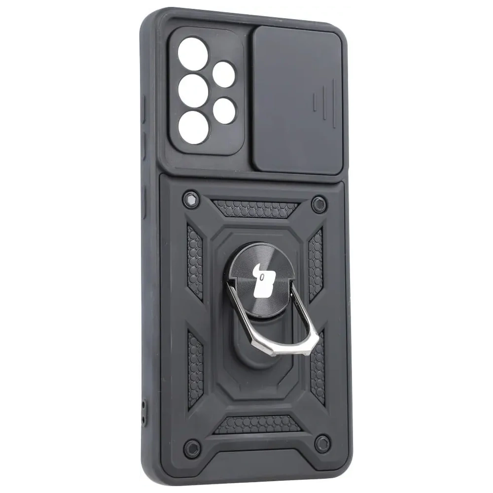 Hurtownia GSM - Bizon Case CamShield Ring Samsung Galaxy A52s 5G A52 4G/5G schwarz - BIZ7484 - {ean13} - Hurt