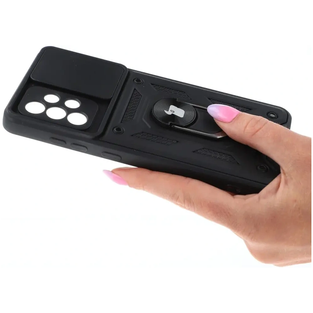 Wholesale Bizon Case CamShield Ring Samsung Galaxy A52s 5G A52 4G/5G black - BIZ7484 - {ean13} - Hurt