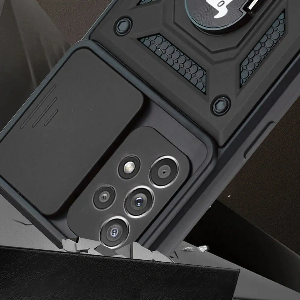 Wholesale Bizon Case CamShield Ring Samsung Galaxy A52s 5G A52 4G/5G black - BIZ7484 - {ean13} - Hurt