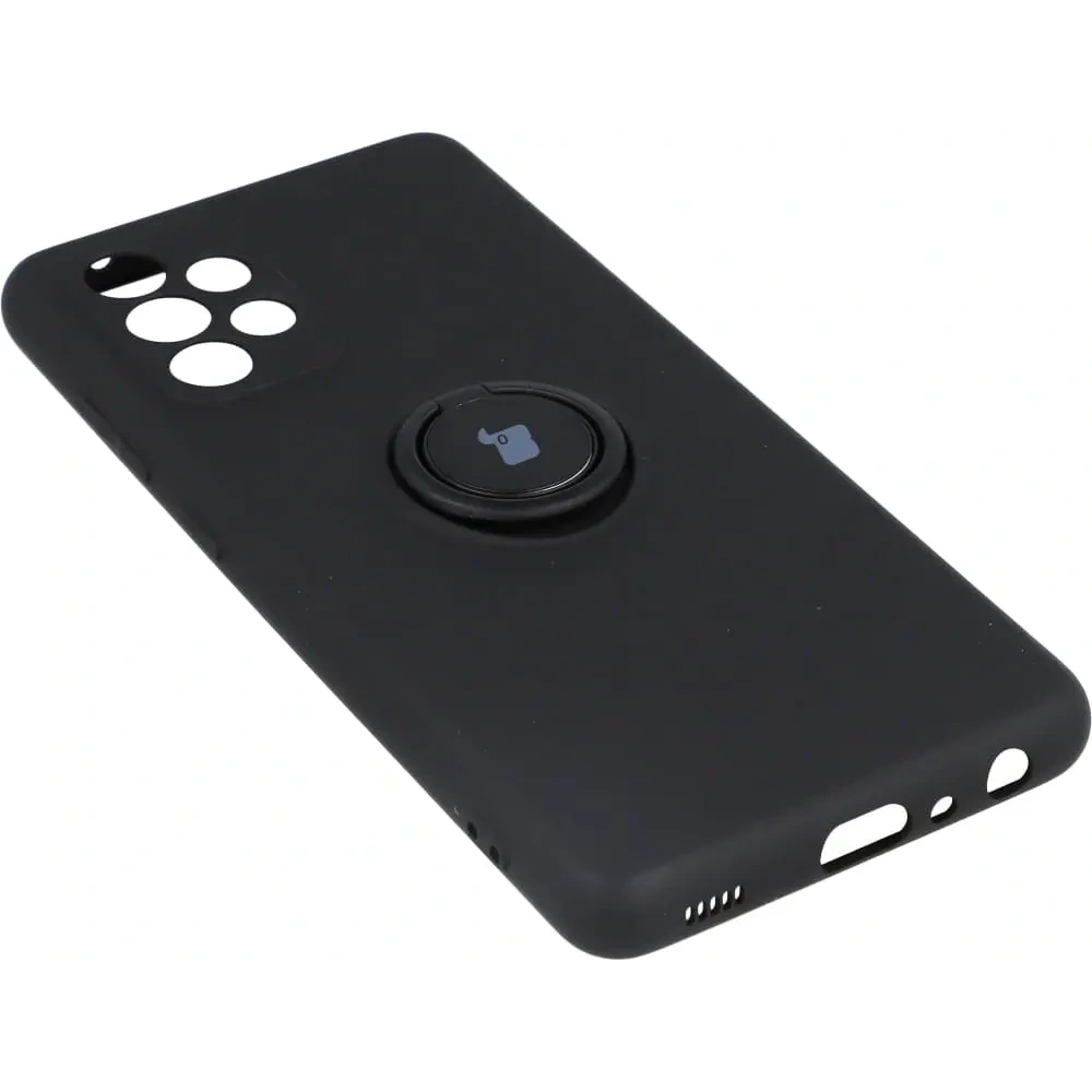 Hurtownia GSM - Bizon Case Szilikon Gyűrű Samsung Galaxy A52s 5G / A52 5G / A52 4G fekete - BIZ7485 - {ean13} - Hurt