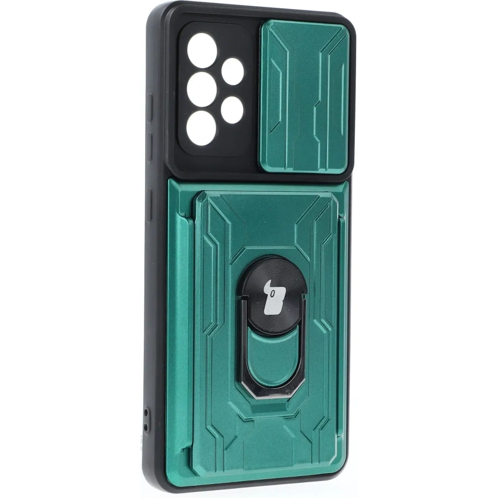 Hurtownia GSM - Bizon Case Camshield Kartensteckplatz Ring Samsung Galaxy A52s 5G A52 4G/5G hellgrün - BIZ7486 - {ean13} - Hurt