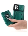 Hurtownia GSM - Bizon Case Camshield Card Slot Ring Samsung Galaxy A52s 5G A52 4G/5G verde deschis - BIZ7486 - {ean13} - Hurt