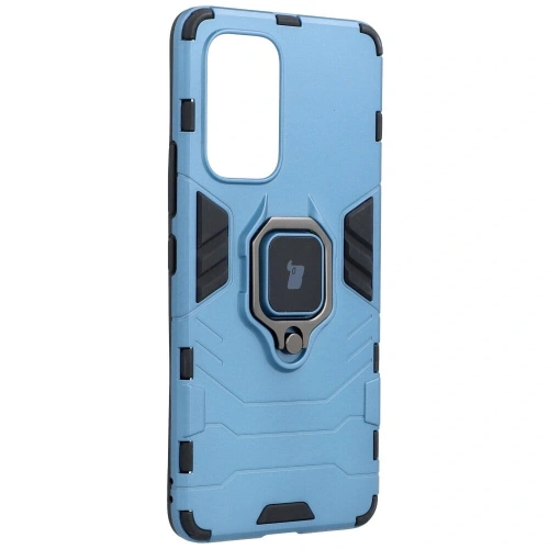 Etui Bizon Case Armor Ring do Samsung Galaxy A53 5G niebieskie