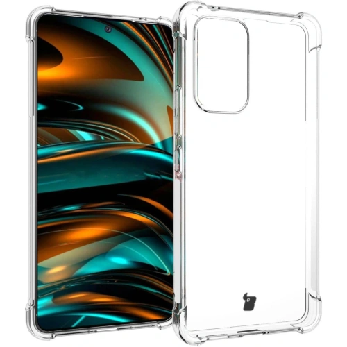 Etui + 2x szkło na ekran + obiektyw Bizon Case Clear Pack do Samsung Galaxy A53 5G przezroczyste
