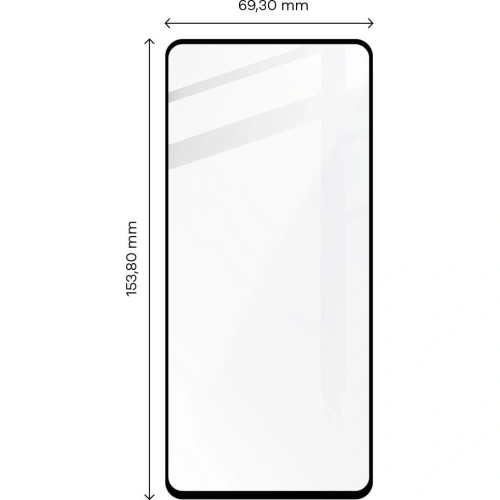 Szkło hartowane Bizon Glass Edge do Samsung Galaxy A53 5G czarne