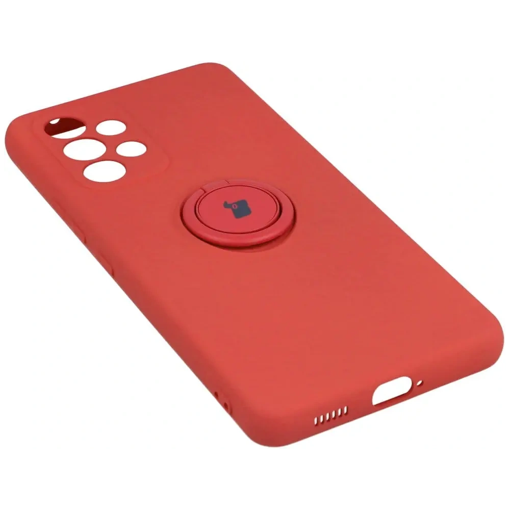 Hurtownia GSM - Etui Bizon Case Silicone Ring do Galaxy A53 5G, ciemny róż - BIZ7494 - {ean13} - Hurt