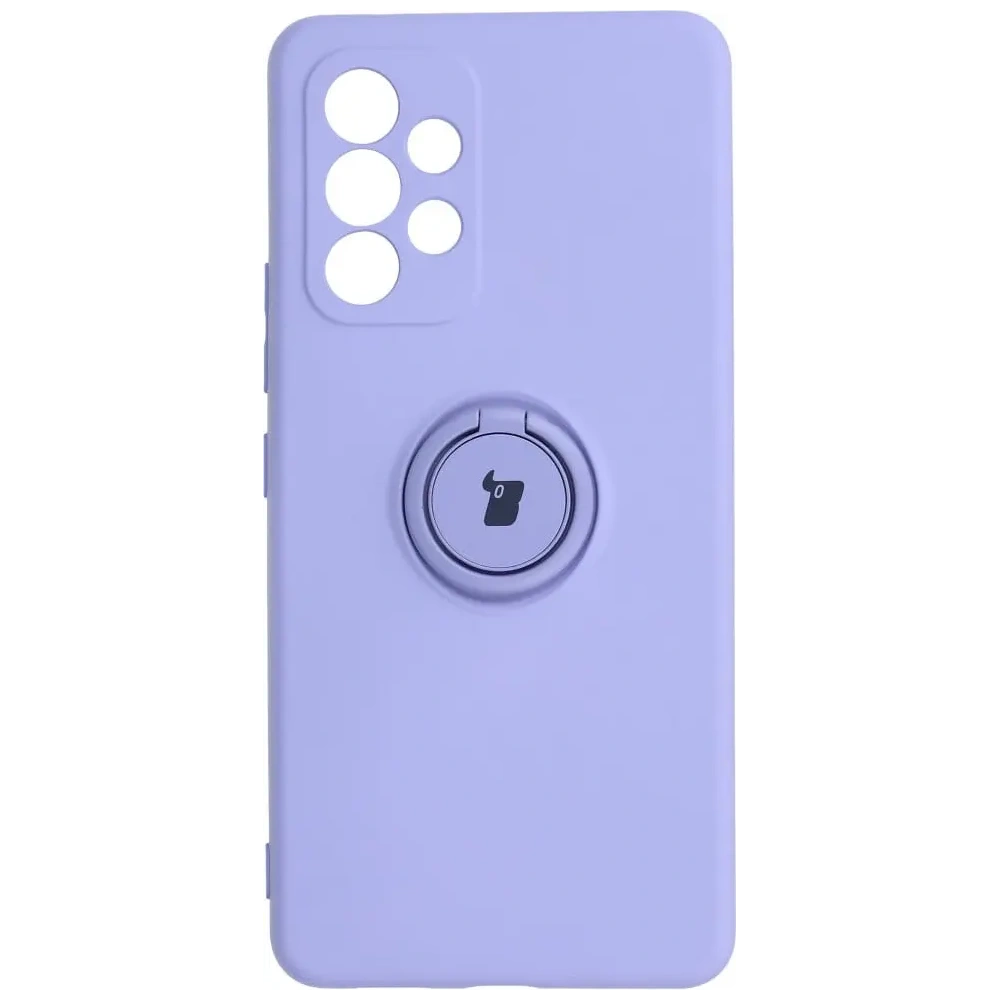 Hurtownia GSM - Etui Bizon Case Silicone Ring do Galaxy A53 5G, jasnofioletowe - BIZ7495 - {ean13} - Hurt