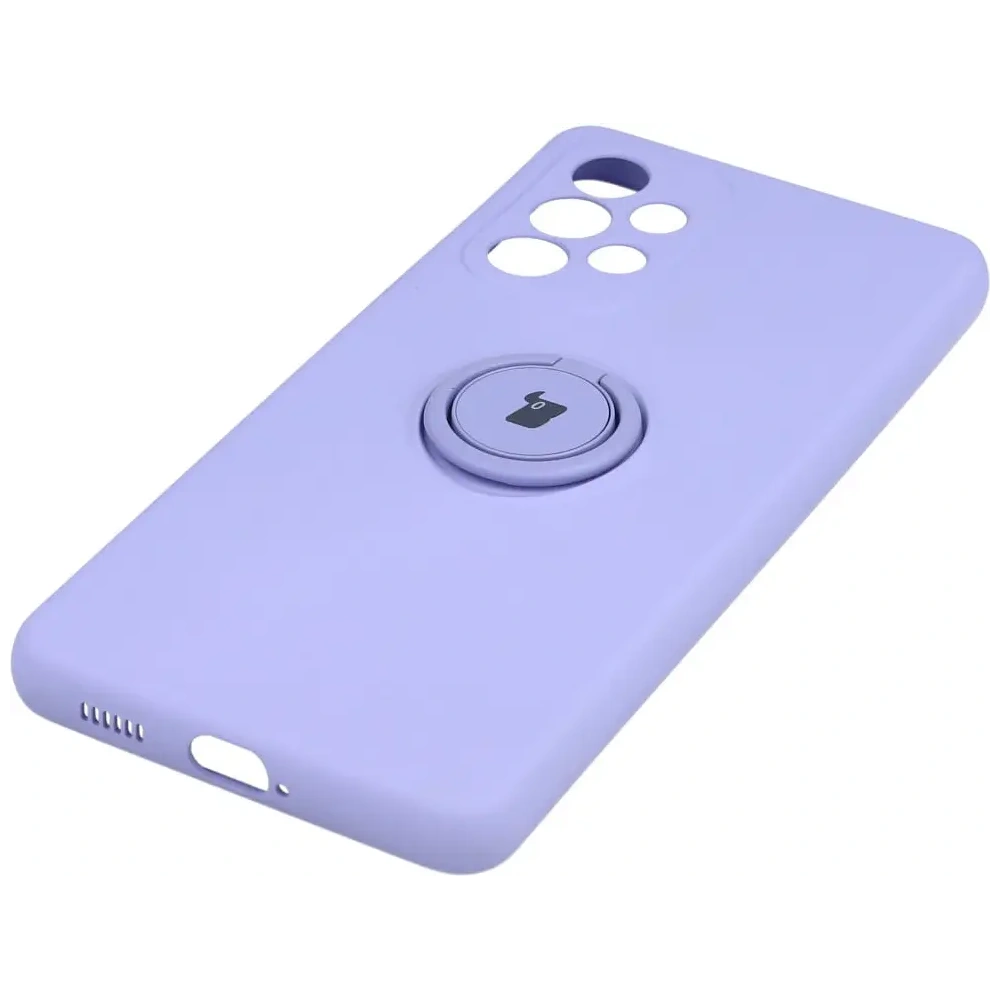Hurtownia GSM - Etui Bizon Case Silicone Ring do Galaxy A53 5G, jasnofioletowe - BIZ7495 - {ean13} - Hurt