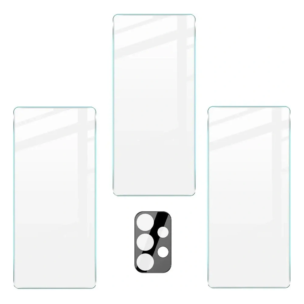 Hurtownia GSM - Bizon Sticlă Clară din sticlă călită - 3 buc. + sticlă lentilă Samsung Galaxy A53 - BIZ1141 - {ean13} - Hurt