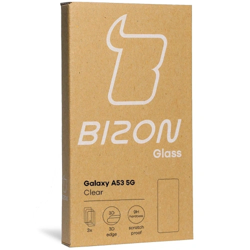 Szkło hartowane Bizon Glass Clear - 3 szt. + obiektyw Samsung Galaxy A53