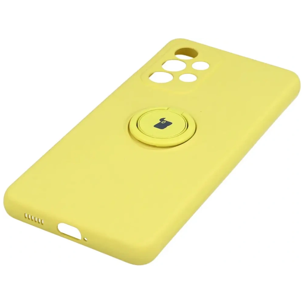 Hurtownia GSM - Etui Bizon Case Silicone Ring do Galaxy A53 5G, żółte - BIZ7498 - {ean13} - Hurt